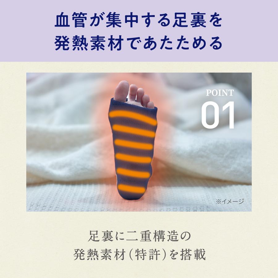 靴下サプリ 靴下の岡本公式 おやすみスイッチ メンズ まるでこたつ