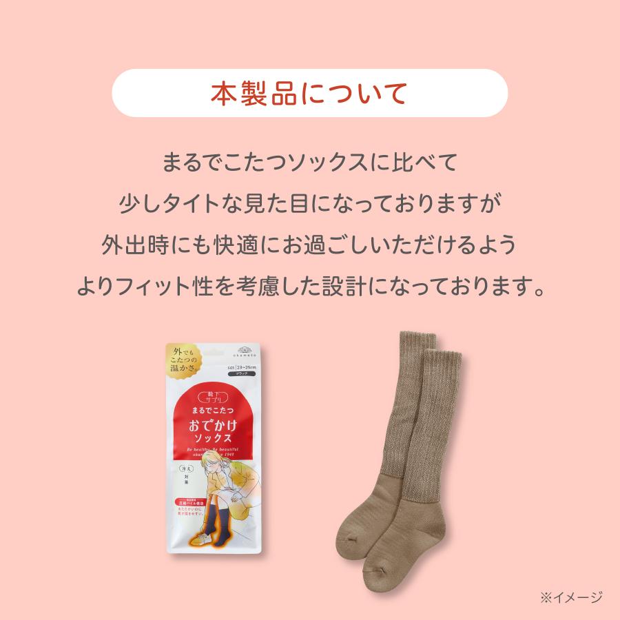 靴下サプリ WEB限定2足セット！ トートバッグ付 まるでこたつ おでかけ