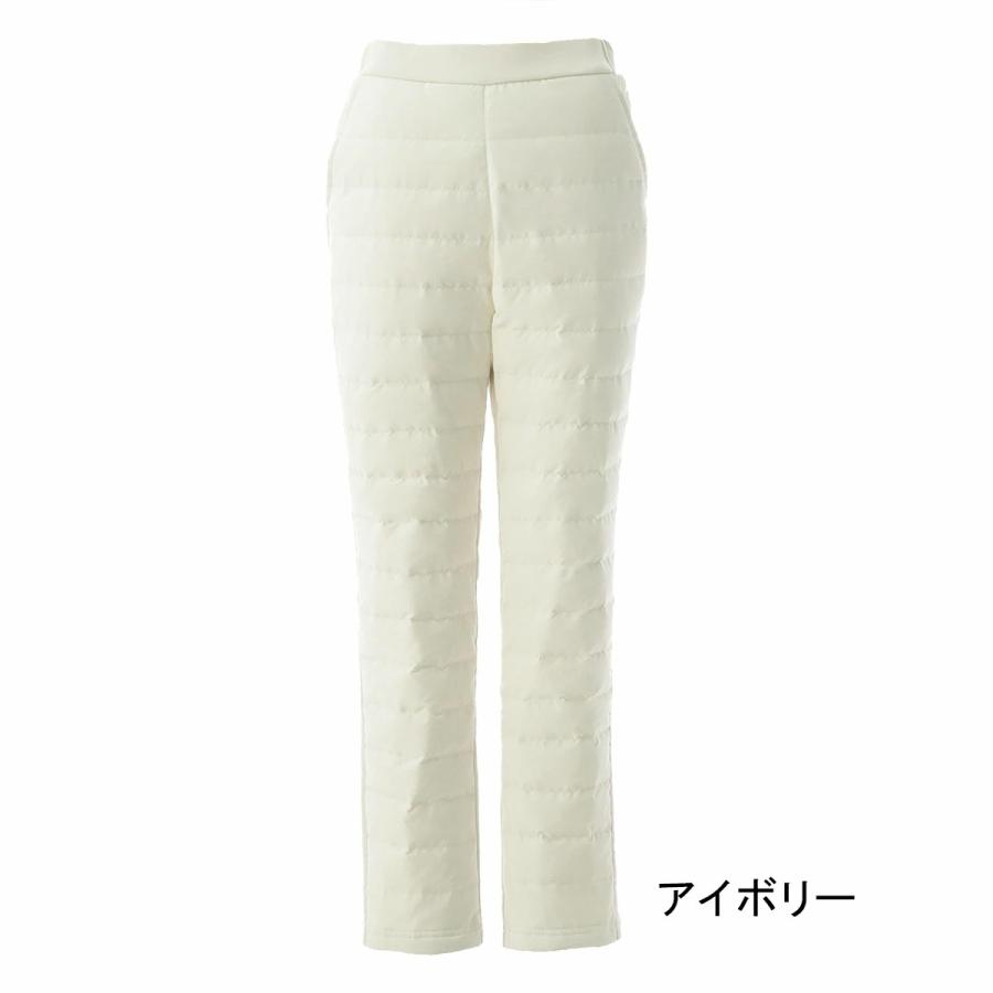 17℃ SALE 靴下の岡本公式 レディース パンツ ダウンパンツボーダーはっ