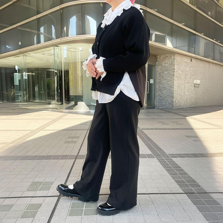 17℃ SALE 靴下の岡本公式 レディース パンツ もちぱんフラノ調