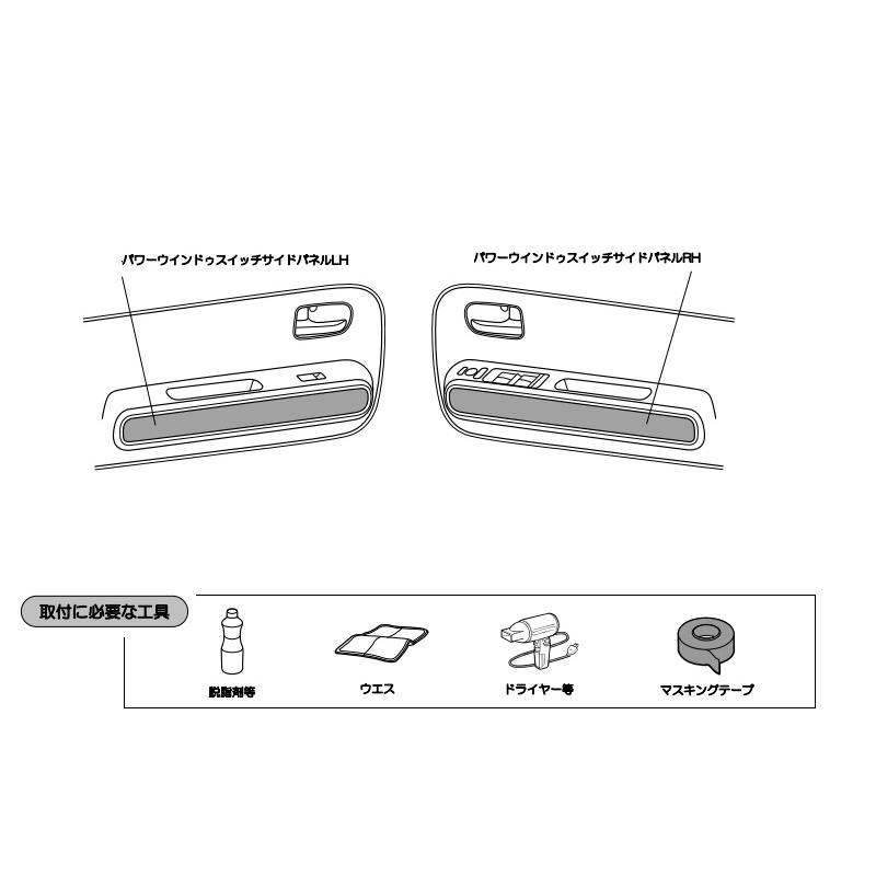 ムーヴ (ZUT)インテリアパネルセット(ミント)10インチナビ装着