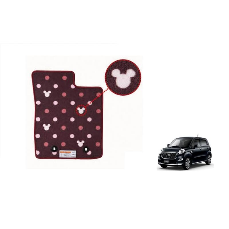 CAST（ダイハツ） カーペットマット（ブラウン・ディズニー/2WD用