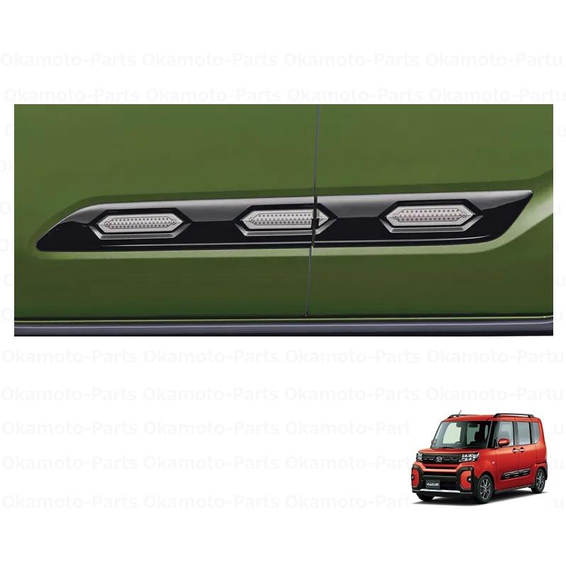 タント サイドガーニッシュストライプ(シルバー)左右分セット