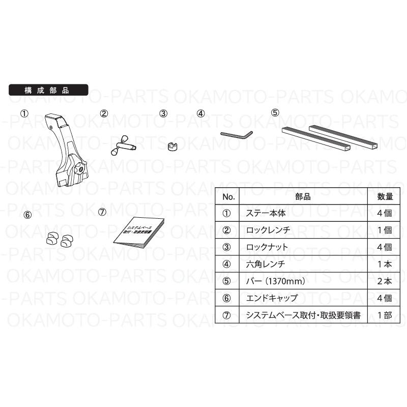 ハイゼット (XT)システムベース(INNO)「ダイハツ純正用品