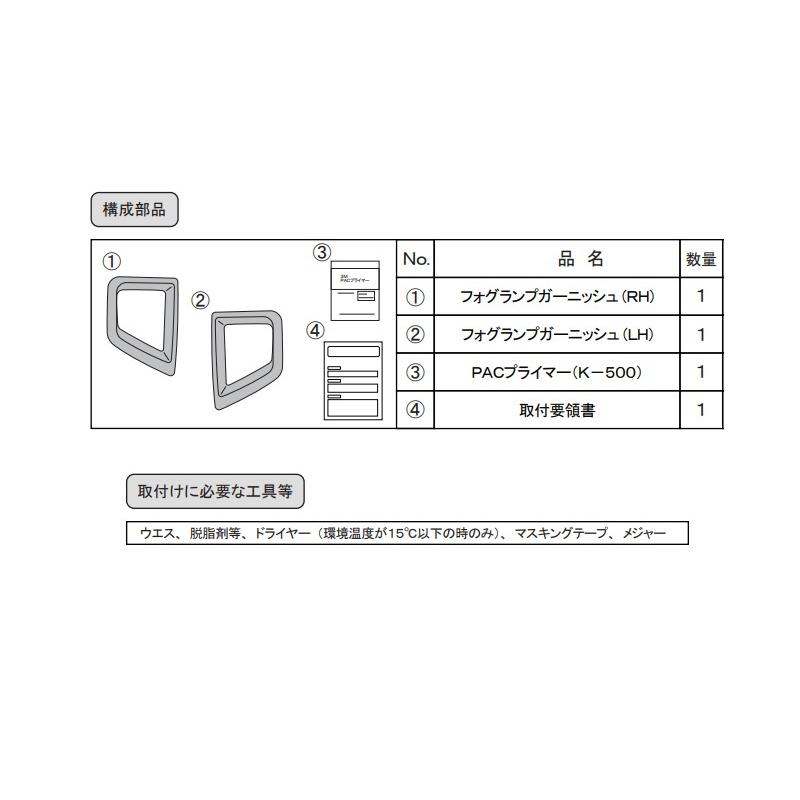 【希少】タフト純正ダークブラックFガーニッシュ/Rガーニッシュセット ダイハツ (ZT)バックドアガーニッシュ(ブラック)「ダイハツ純正