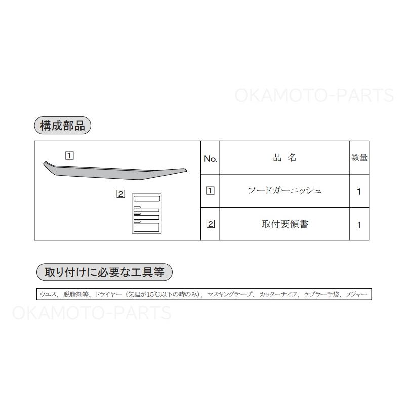 トヨタ ライズ フロントサイドガーニッシュ(ブラックメッキ)純正、新品未使用。 okamoto-p_08401-b1360