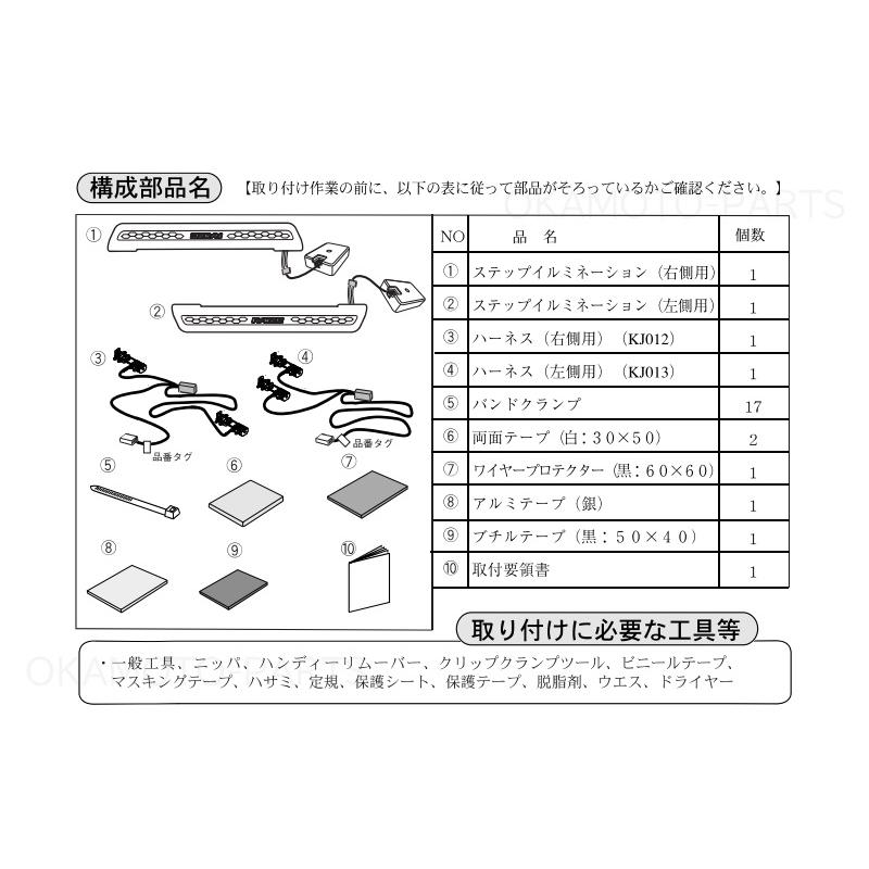 ライズ フロントスカッフイルミネーション(左右分セット)「トヨタ純正