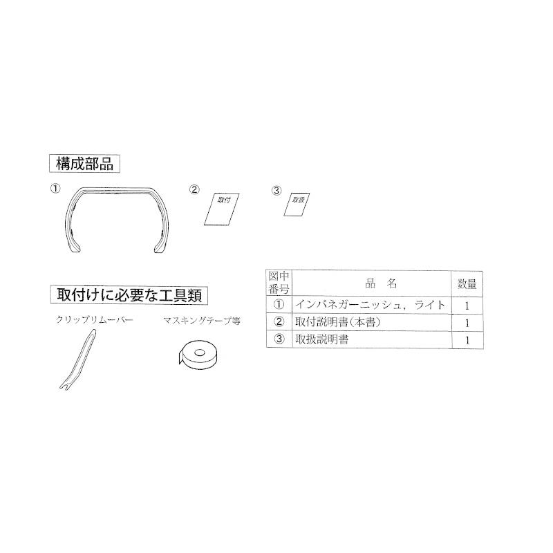 ハスラー ((ZS)インパネガーニッシュ 右側(バーミリオンオレンジ