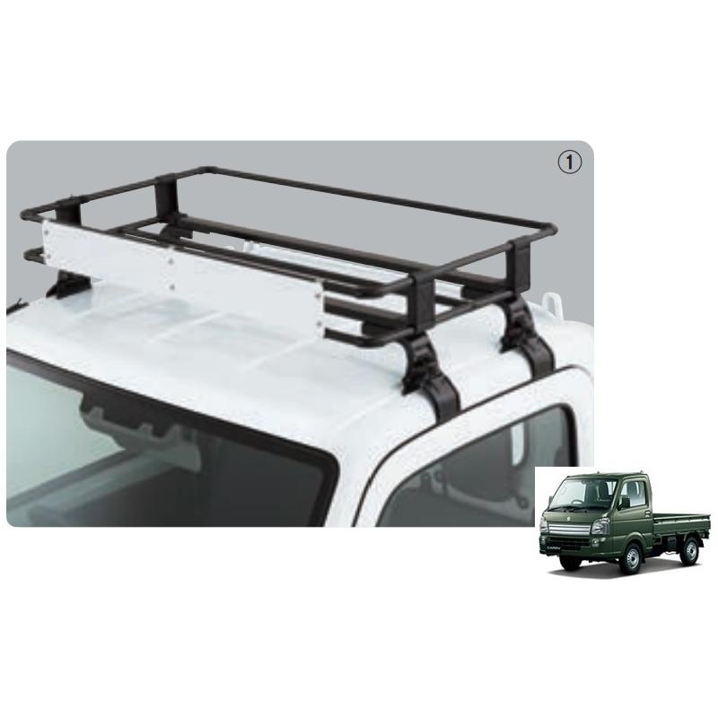 キャリイ ((XT)ルーフキャリア(スチール製)「スズキ純正用品