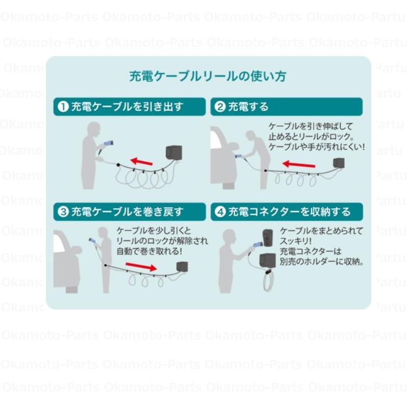 スズキ（SUZUKI） 普通充電コネクターホルダー（ダイヤルロック式