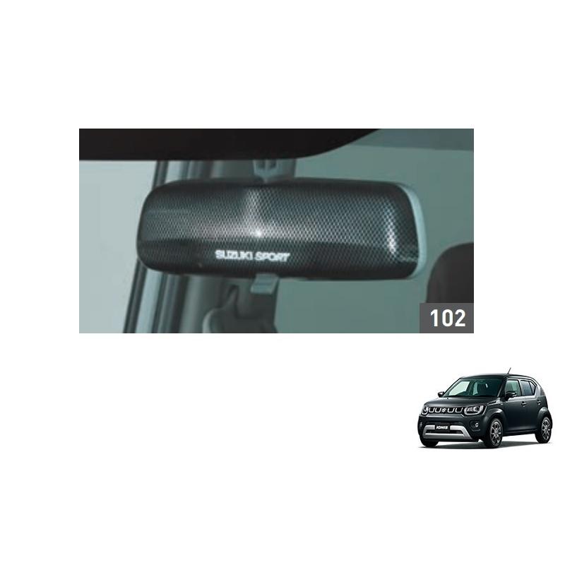 スズキ（SUZUKI） ルームミラーカウル（カーボン調）「スズキ純正用品