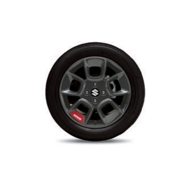 スズキ（SUZUKI） ホイールアクセント(4枚セット・レッド）「スズキ