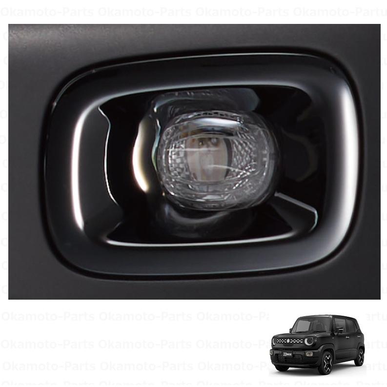 クロスビー フォグランプベゼル(ブラック)左右セット「スズキ純正用品