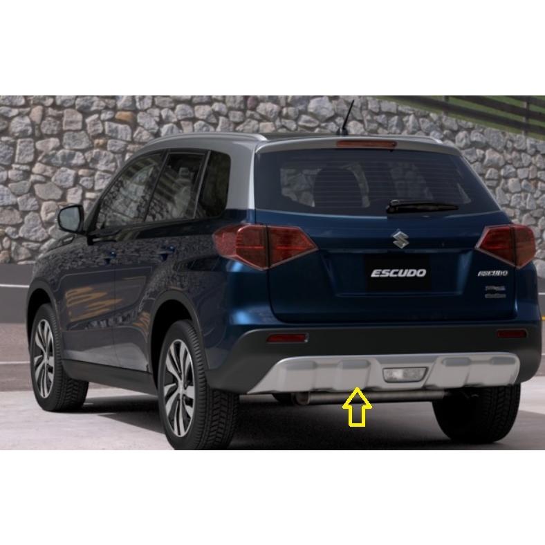 エスクード リヤスキッドプレート(シルバー)「スズキ純正用品