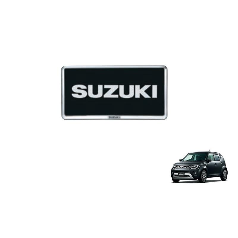 スズキ（SUZUKI） ナンバープレートリム（クロームメッキ/フロント用