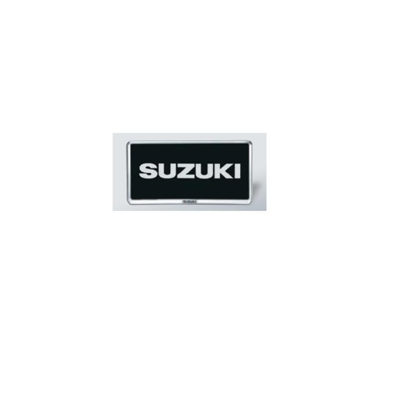 ジムニー ナンバープレートリム(クロームメッキ/1枚)「スズキ純正用品