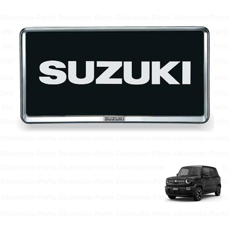 クロスビー (80PU)ナンバープレートリム(1枚・樹脂ブラックメッキ