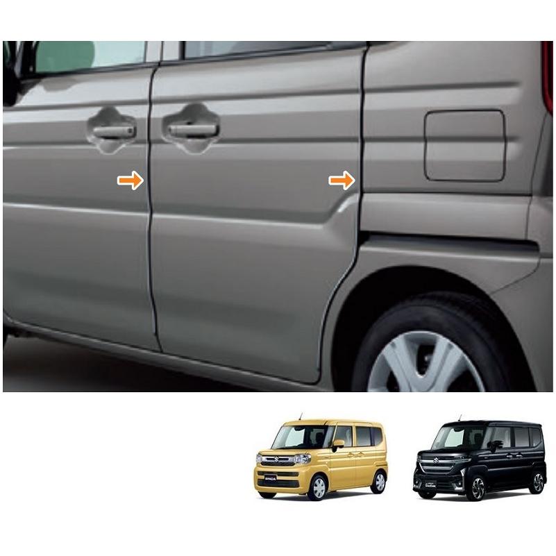 スペーシア (11T)ドアエッジモール(1台分)「スズキ純正用品