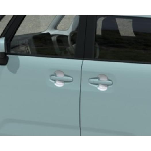 スズキ（SUZUKI） (T)ドアハンドルプロテクター(ホワイト)1台分(4枚