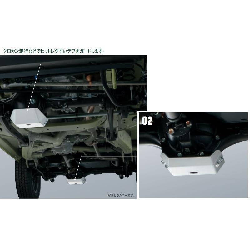 ジムニー リヤデフガード 「スズキ純正用品」ジムニーシエラ/ノマド