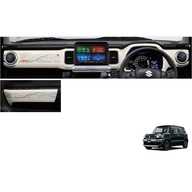 クロスビー インパネ＆ドアトリムデカール(等高線)「スズキ純正用品