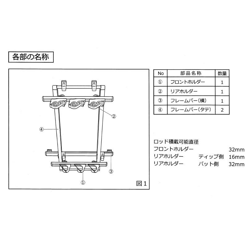 スズキ(純正) ロッドホルダー のパーツレビュー | ジムニー