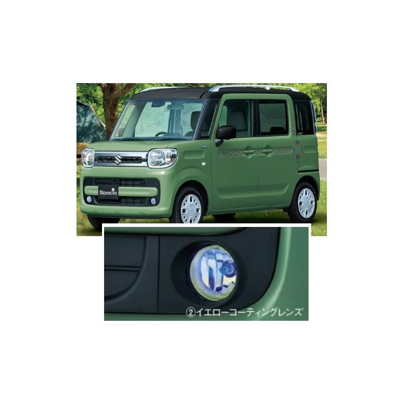 スペーシア (ZT)フォグランプベゼル(左右セット)「スズキ純正 スペーシア (ZT)フォグランプベゼル(左右セット)「スズキ純正