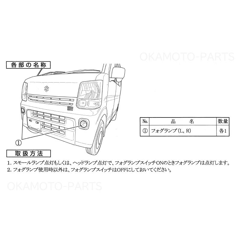 エブリイワゴン ((T)ハロゲンフォグランプ(IPF)白(左右分セット 