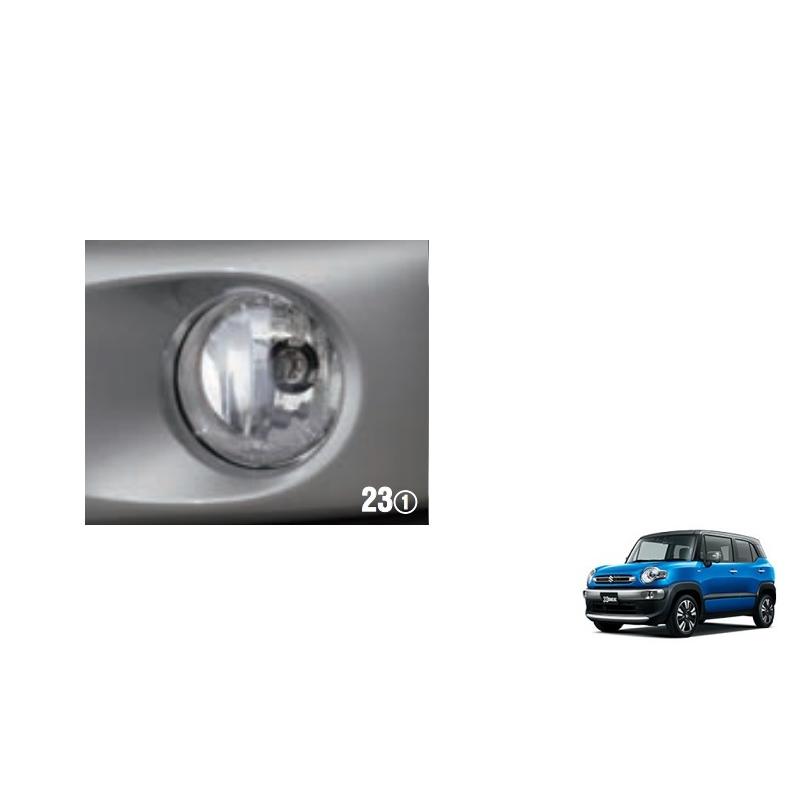 クロスビー ハロゲンフォグランプ(IPF/クリアレンズ)「スズキ純正