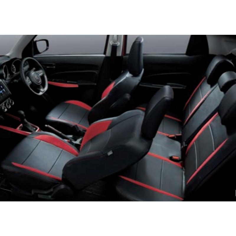 スイフト 革調シートカバー(CVT・フロントシートSRSサイドエア