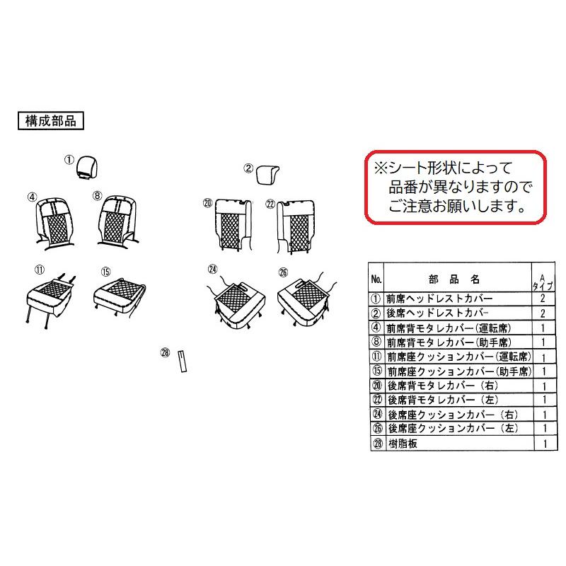 ワゴンR (ZT))革調シートカバー(FX/5MT用)1台分セット「スズキ