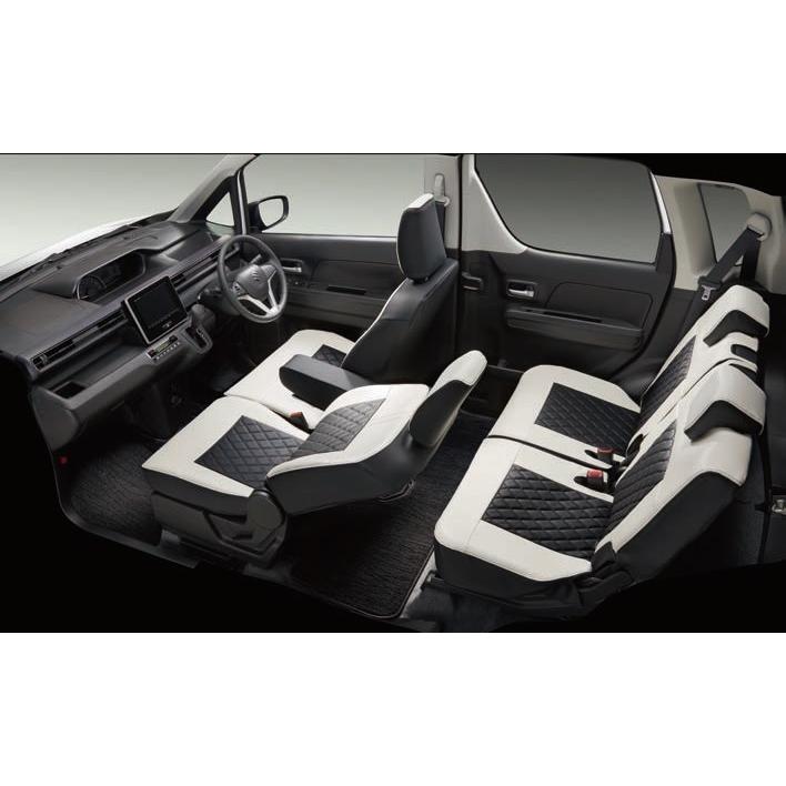 革調シートカバー(HYBRID ZX車用)「スズキ純正用品」ワゴンR