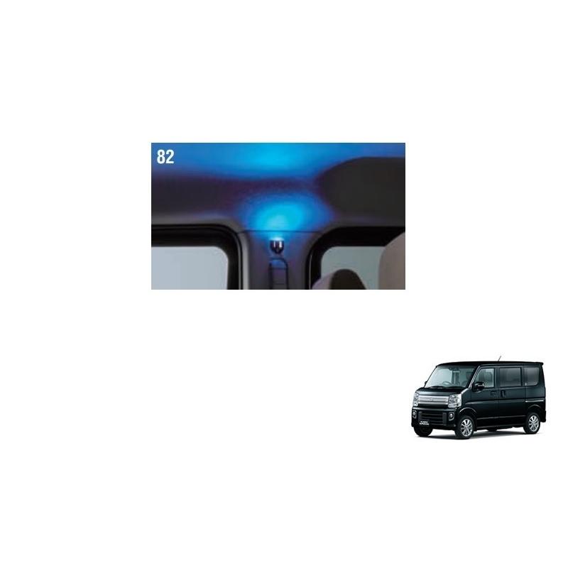 エブリイワゴン ピラースポットイルミネーション(ブルーLED