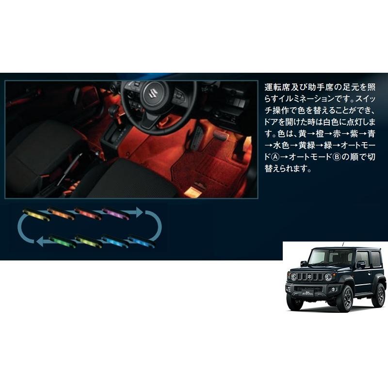 ジムニー (18T)フットイルミネーション（フロント左右セット