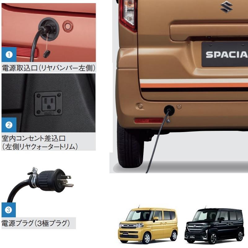 スペーシア 外部電源ユニット「スズキ純正用品」スペーシア スペーシア 外部電源ユニット「スズキ純正用品」スペーシア