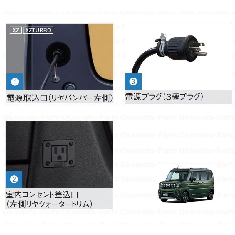 スペーシア 外部電源ユニット「スズキ純正用品」スペーシアギア スペーシア 外部電源ユニット「スズキ純正用品」スペーシアギア