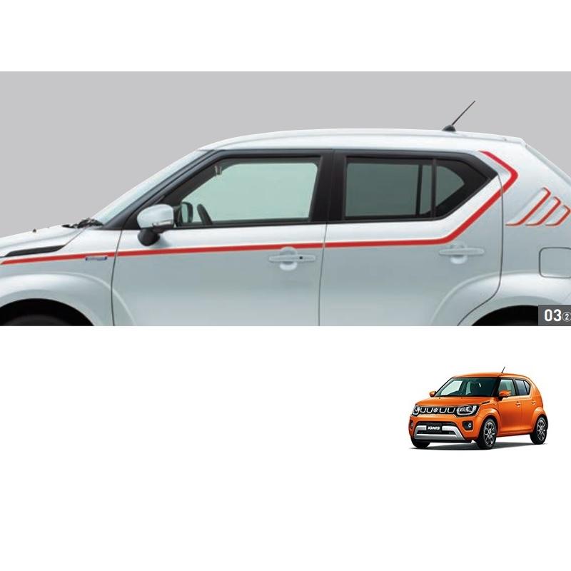 スズキ（SUZUKI） デカールセットA(ブルー）「スズキ純正用品