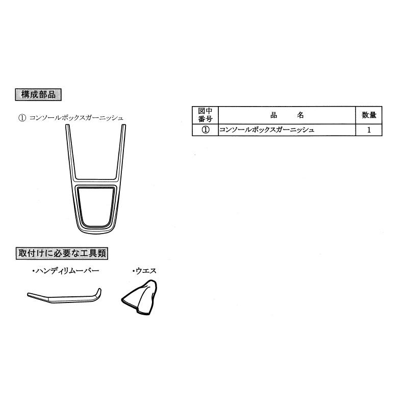 スイフト (80PT)コンソールボックスガーニッシュ(パールホワイト スイフト (80PT)コンソールボックスガーニッシュ(パールホワイト