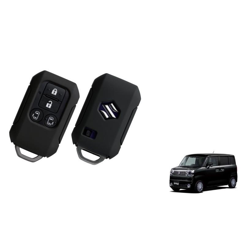 スズキ（SUZUKI） 携帯リモコンカバー ブラック（シリコン）「スズキ