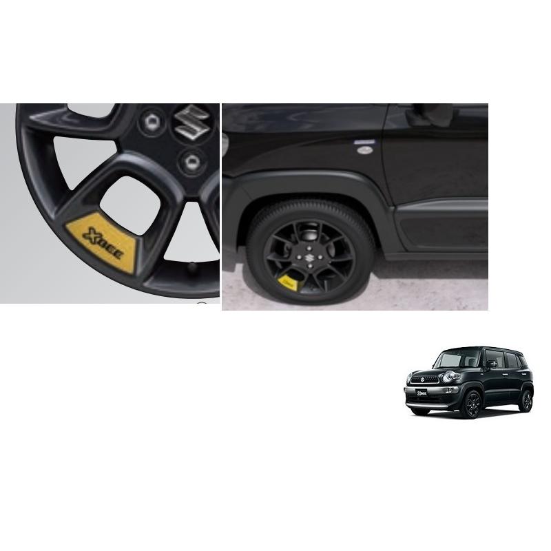 クロスビー ホイールアクセント(4枚セット/イエロー) 「スズキ純正