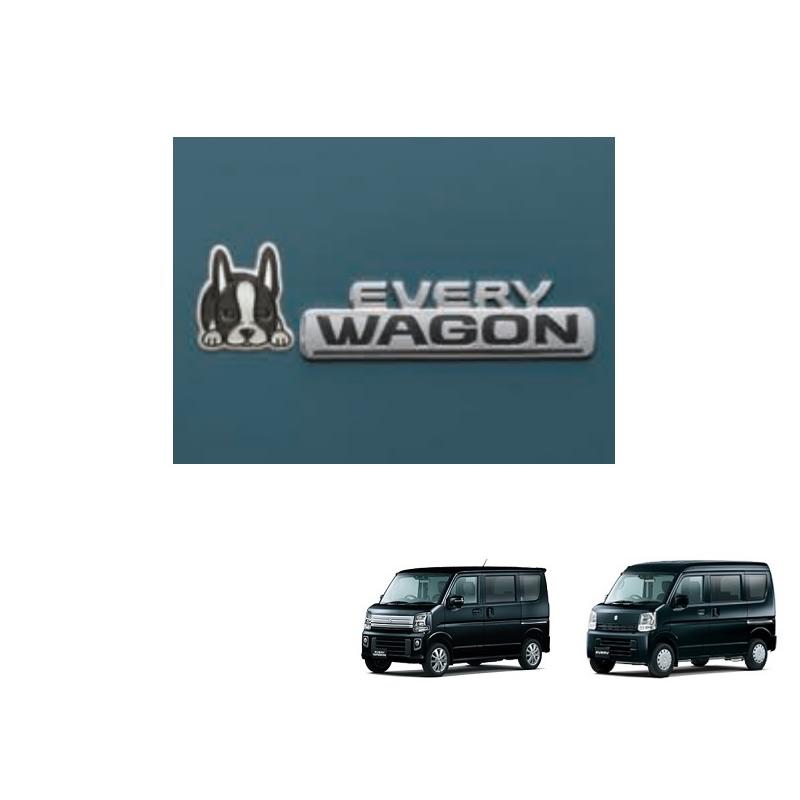 エブリイワゴン (T)デコステッカー(ボストンテリア)「スズキ純正用品