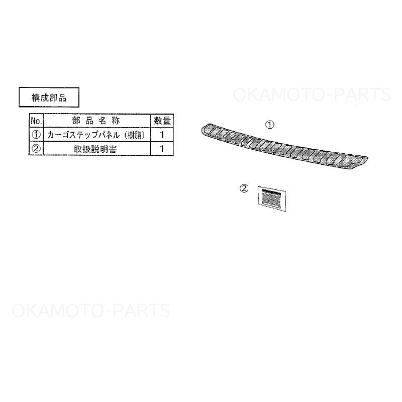 フォレスター カーゴステップパネル(樹脂)「スバル純正用品 フォレスター カーゴステップパネル(樹脂)「スバル純正用品