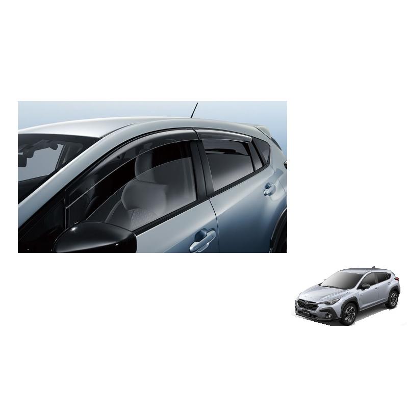 SUBARU (ZUS)ドアバイザー(前後左右分4枚セット)「スバル純正 SUBARU (ZUS)ドアバイザー(前後左右分4枚セット)「スバル純正