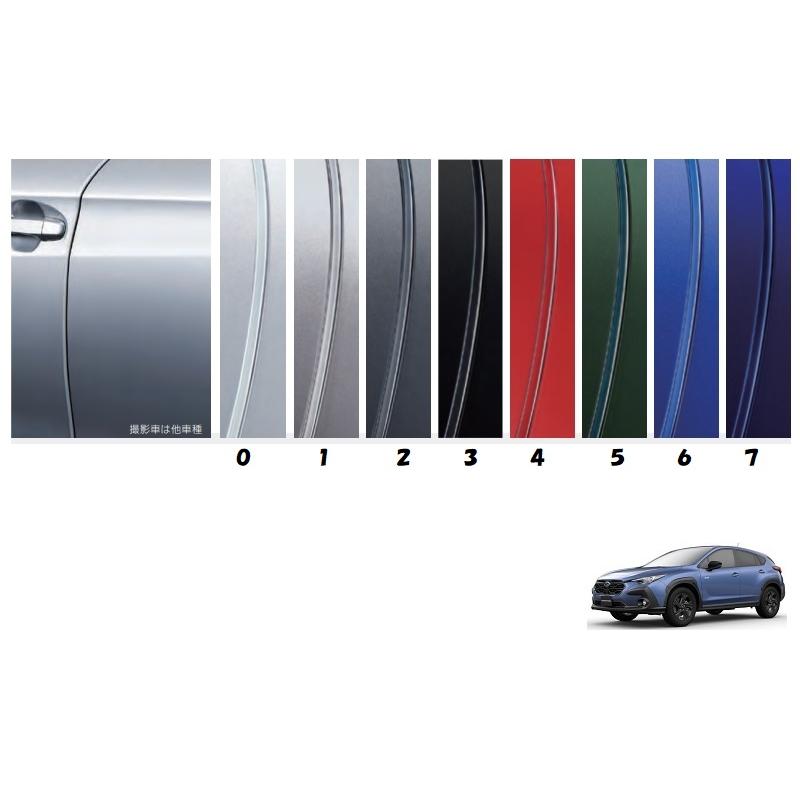 【クルセイド】クロスアンジュ デッキパーツ SUBARU ドアエッジモール(1/シルバー）「スバル純正用品」クロス