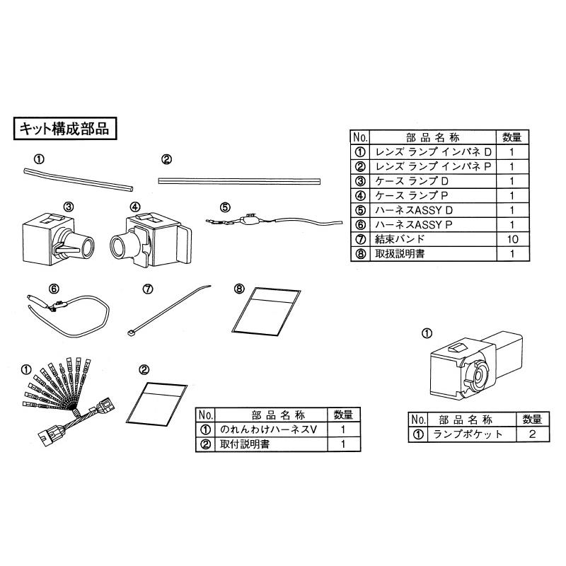 純正インスト+取扱説明書　サンダークロス　KONAMI SUBARU（スバル） (ZS)インパネイルミネーションキット(スモールランプ