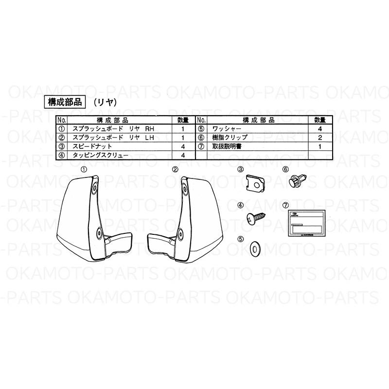 SUBARU（スバル） スプラッシュボード（K1Xクリスタルホワイト・パール
