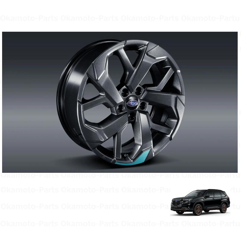 令和3年式フォレスターX-BREAK純正ホイールデカール品番J1217SJ000 フォレスター (ZT)ホイールデカール(レッドオレンジ)X-BREAK用 6