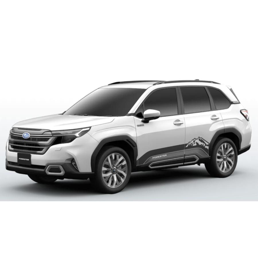 フォレスター 山デカール 大山（ドアアンダー用）「スバル純正