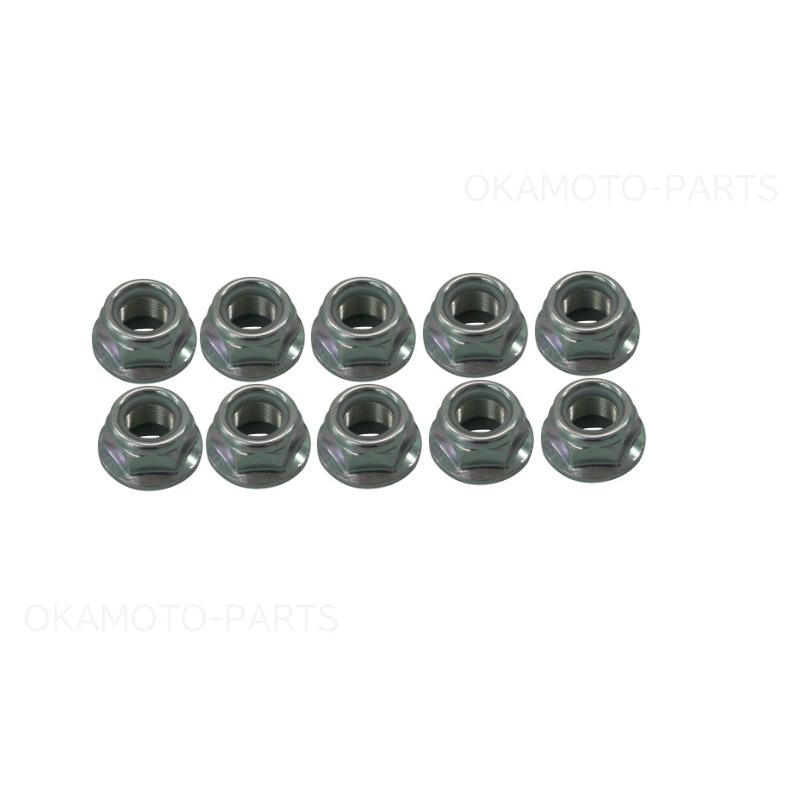 日産（NISSAN） (HT)日産車用リヤロックナット(リヤドラム用)(10個