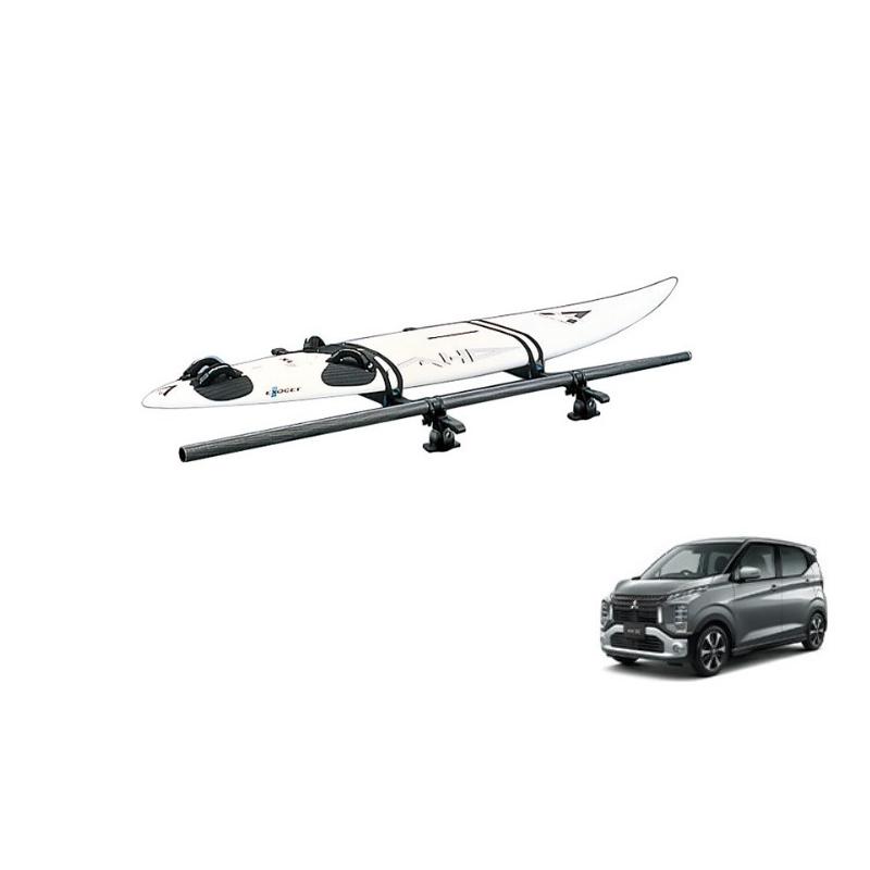 ウインド＆サーフボードアタッチメント（ｅk　クロス/ベースキャリア装着車用）「ミツビシ純正用品」ｅk　クロス　B34W/B35W/B37W/B38W　MZ535011　ＭＺ535011